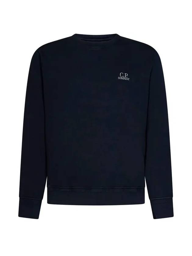 Logo Print Sweatshirt Navy - CP COMPANY - BALAAN 1