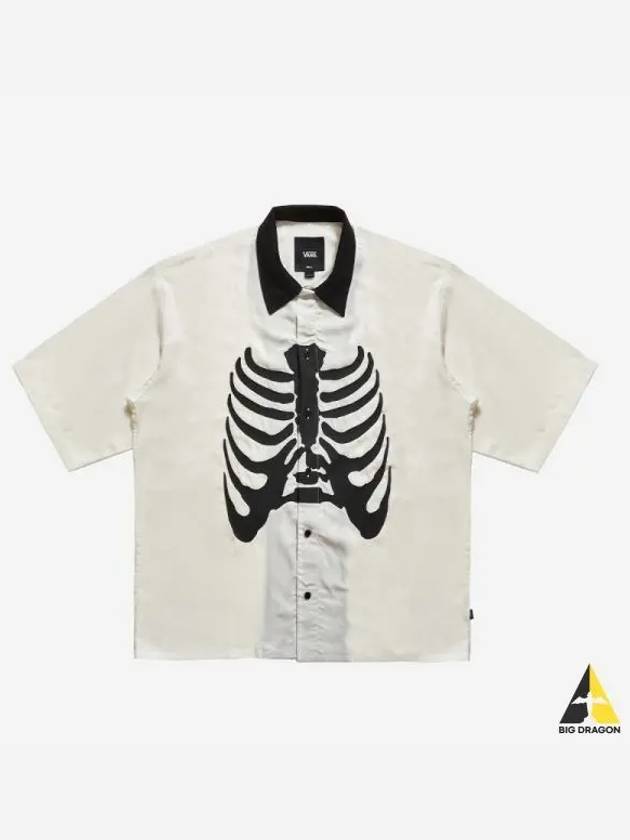 Skeleton Short Sleeve Shirt MARSHMALLOW - VANS - BALAAN 1