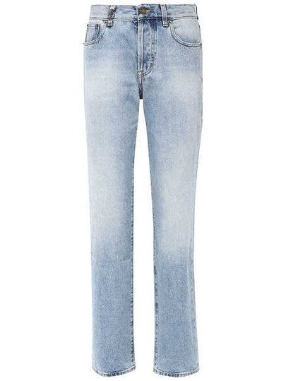 Women's Cassandre Jeans Hawaiian Blue - SAINT LAURENT - BALAAN 2