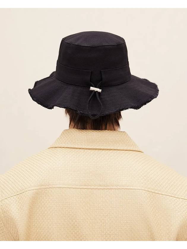 Le Bob Artichaut Bucket Hat Black - JACQUEMUS - BALAAN 6