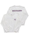 Mikoe Embroidered Logo Cotton Sweatshirt White - ISABEL MARANT - BALAAN 2