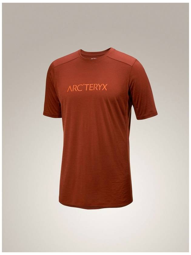 Ionia Merino Wool Arc'word Logo Short Sleeve T-Shirt Sequoia - ARC'TERYX - BALAAN 2