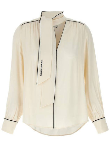 Elisabetta Franchi Georgette Shirt - ELISABETTA FRANCHI - BALAAN 1