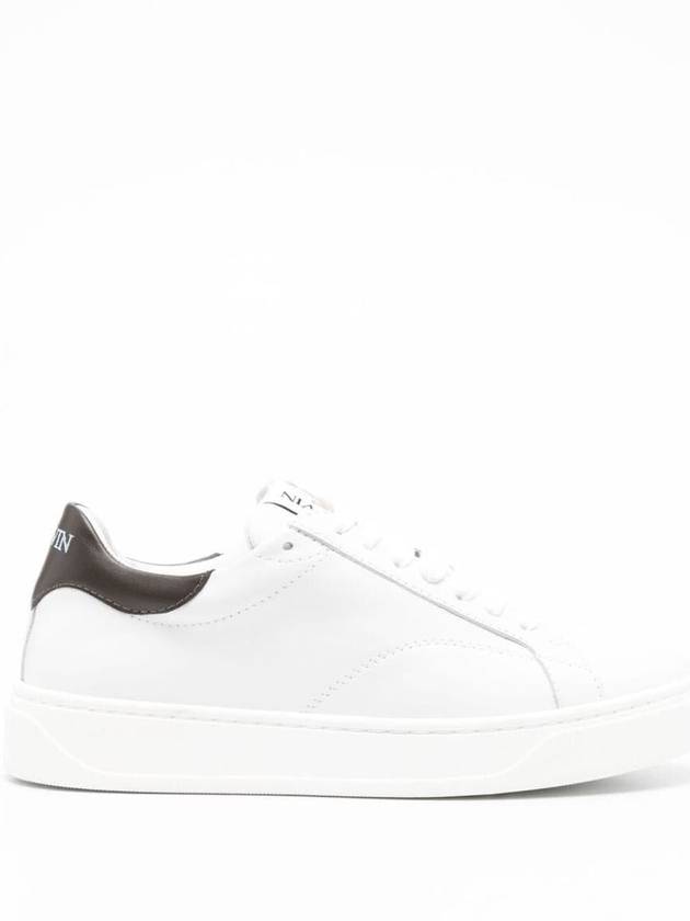 Lanvin Ddb0 Sneaker With Contrasted Embroideries Shoes - LANVIN - BALAAN 1