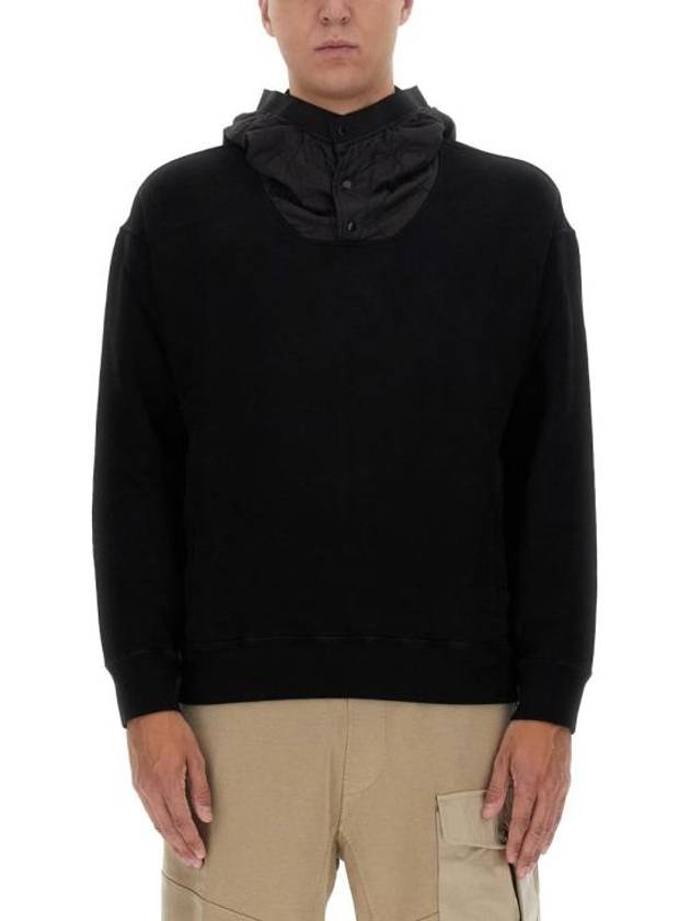 Ten Sea Hooded Sweatshirt 23CTCUF08228 B06455 999 Black - TEN C - BALAAN 1