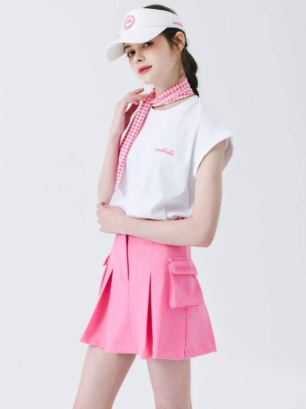 Vivid Cargo Skirt PINK - MONBIRDIE GOLF - BALAAN 8