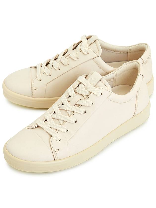 Women's Soft 7 Low Top Sneakers Beige - ECCO - BALAAN 2