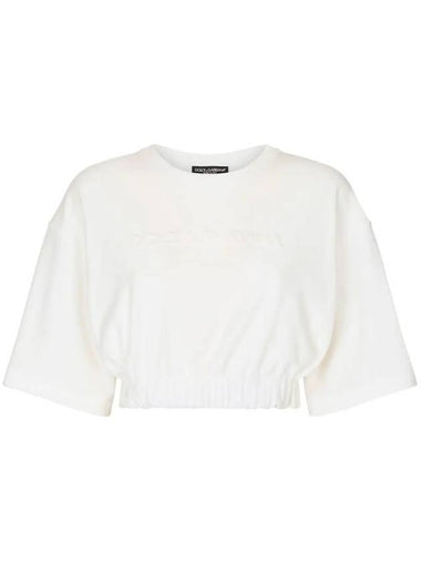 Banded Waist T-Shirt F8U45ZGDBZT - DOLCE&GABBANA - BALAAN 1