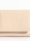 Zip Compact Tri-Fold Half Wallet Beige - MAISON MARGIELA - BALAAN 2