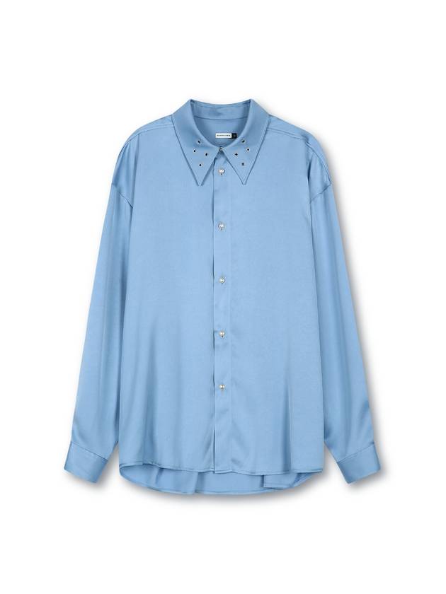 QS Eyelet Shirt Sky Blue - YOUCHE PRET A PORTER - BALAAN 1