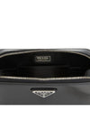 Brique Brushed Leather Messenger Bag Black - PRADA - BALAAN 9