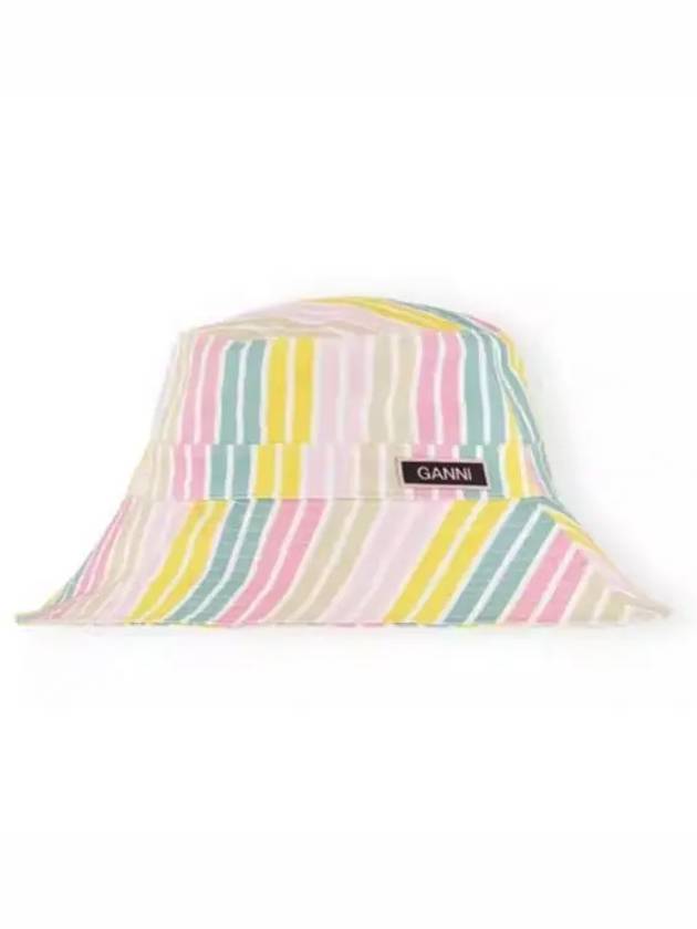 Striped Bucket Hat - GANNI - BALAAN 2