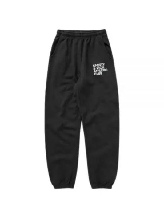 Exercise Often Sweatpant Faded BlackWhite SWAW235FB Open - SPORTY & RICH - BALAAN 1