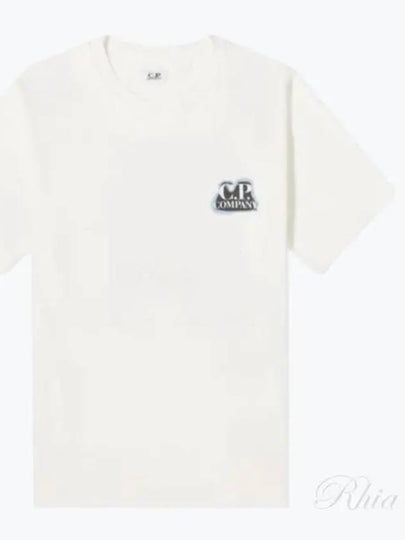 24/1 Jersey Artisanal British Sailor Short Sleeve T-Shirt White - CP COMPANY - BALAAN 2