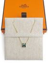 PopAche Necklace Mini Gold VERT CYPRES Full Set - HERMES - BALAAN 2