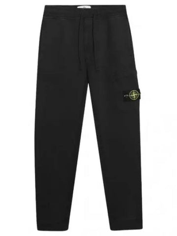 Garment dyeing thermal lining training jogger pants - STONE ISLAND - BALAAN 1