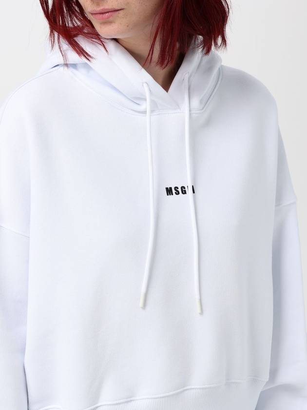 logo print hoodie - MSGM - BALAAN 4