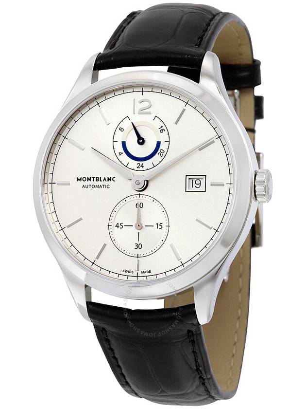 Heritage Chronometry Dual Time Leather Watch Black - MONTBLANC - BALAAN 2