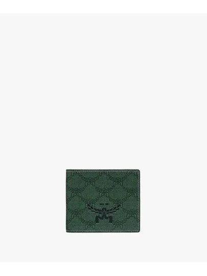 Himmel Lauretos Foldable Half Wallet Green - MCM - BALAAN 2