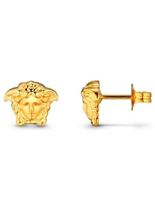 Medusa Head Stud Earrings Gold - VERSACE - BALAAN 2