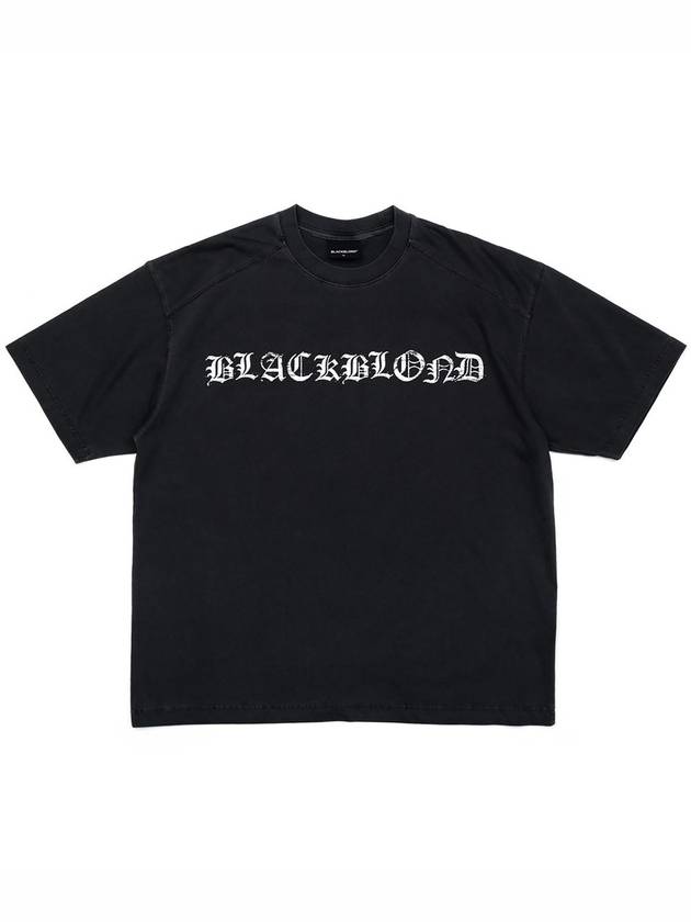 Crushed Faith Short Sleeve T-Shirt Black - BLACKBLOND - BALAAN 3