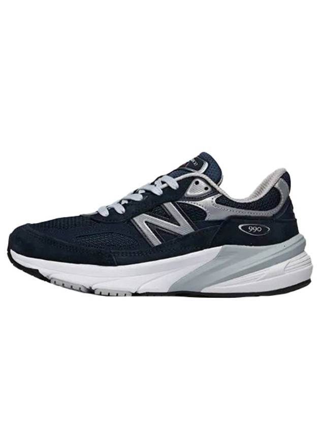 990v6 Eclipse D Wide Low Top Sneakers Navy - NEW BALANCE - BALAAN 2