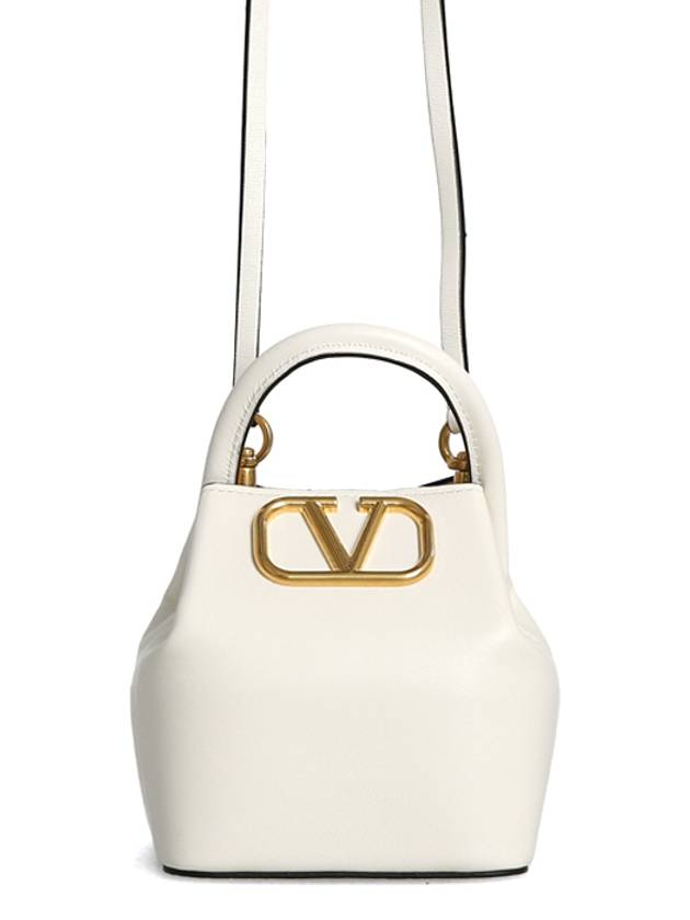 V logo 4W2P0Y08 VNL 098 micro bucket bag crossbag - VALENTINO - BALAAN 1