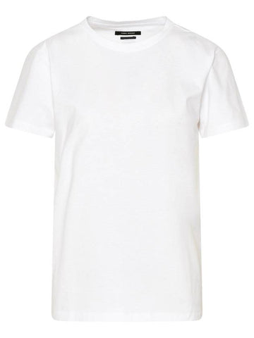 Ananx Back Logo Cotton Short Sleeve T-Shirt White - ISABEL MARANT - BALAAN 1