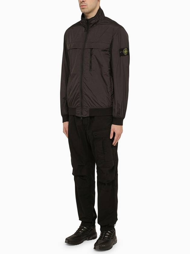 Garment Dyed Crinkle Reps R-Nylon Jacket Grey - STONE ISLAND - BALAAN 3