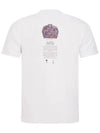 Men's Logo Short Sleeve T-Shirt White - STONE ISLAND - BALAAN.