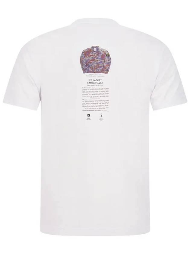 Men's Logo Short Sleeve T-Shirt White - STONE ISLAND - BALAAN.