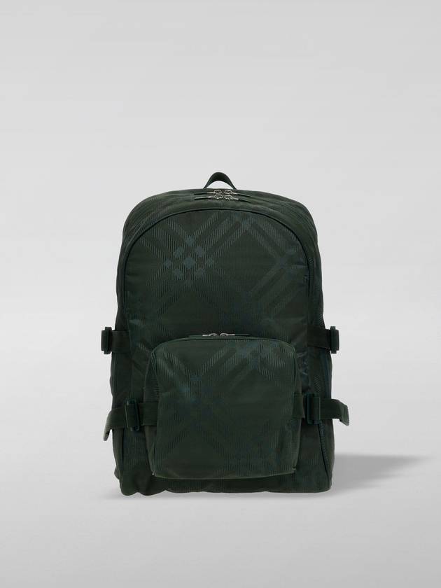 Check Jacquard Zipper Backpack B7325 - BURBERRY - BALAAN 2