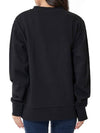 Logo Crew Neck Sweatshirt Black - MONCLER - BALAAN 5