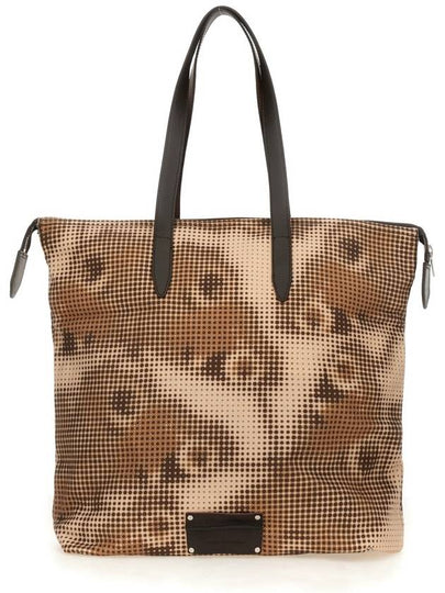 PRINTED COTTON DENIM TOTE BAG - DRIES VAN NOTEN - BALAAN 2