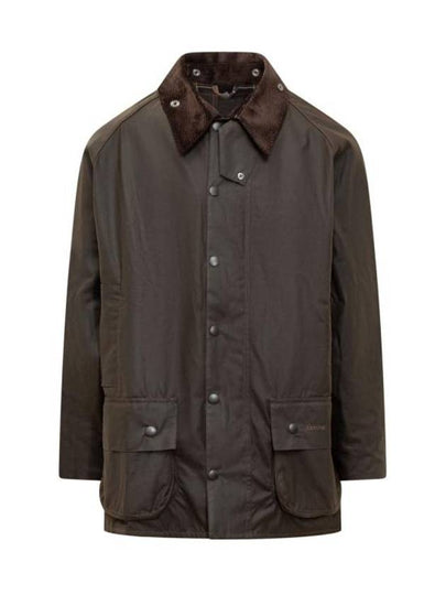 Classic Beaufort Wax Jacket Olive - BARBOUR - BALAAN 2