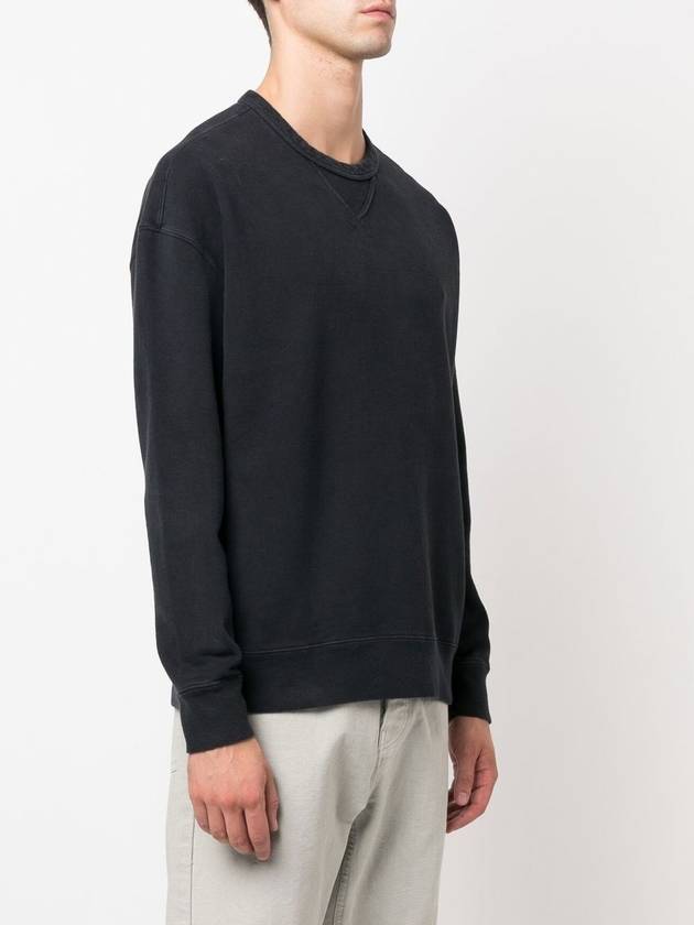 Garment Dyed Cotton Jersey Sweatshirt Black - TEN C - BALAAN 4