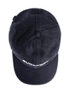 Embroidered Logo Cotton Gabardine Ball Cap Navy - BURBERRY - BALAAN 5