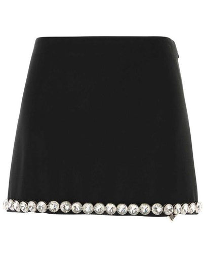 Short Skirt P164YRSOOO155R F0002 Black - PRADA - BALAAN 2