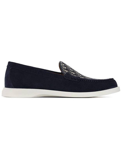 Granville Suede Loafers Blue Beige - DIOR - BALAAN 2