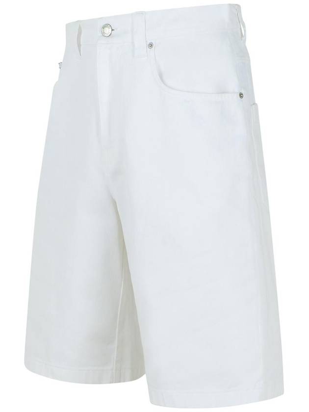 Moschino White Cotton Bermuda Shorts - MOSCHINO - BALAAN 2