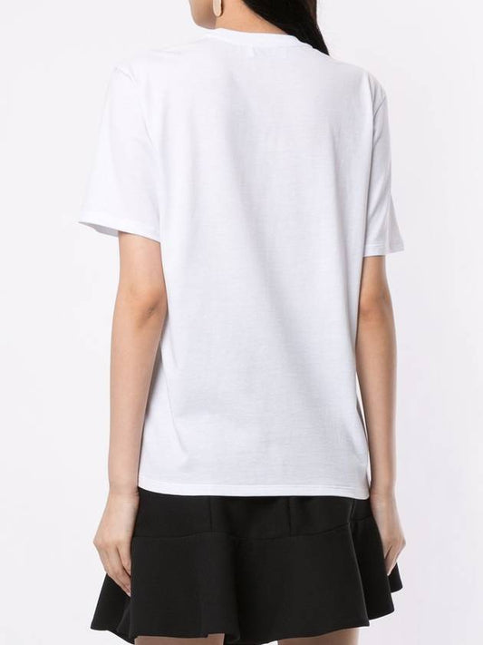 Embroidered Patch Applique T-shirt - LANVIN - BALAAN 2