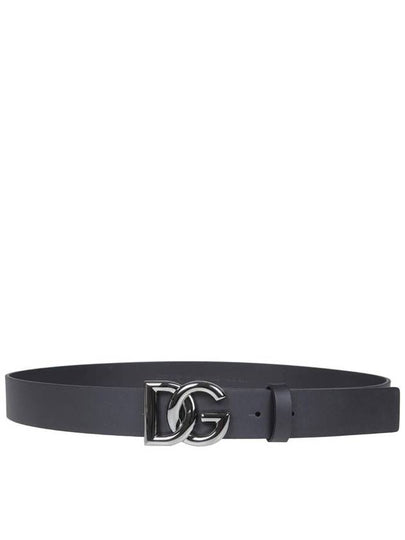 Logo Leather Belt Black - DOLCE&GABBANA - BALAAN 2