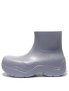 Puddle Rubber Ankle Rain Boots Grey - BOTTEGA VENETA - BALAAN 3