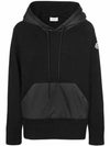 Arm Logo Hoodie Black - MONCLER - BALAAN 2