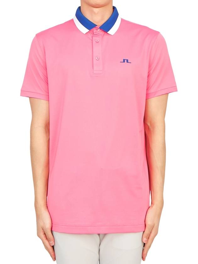 Golf Wear Benji Men s Collar Short Sleeve T Shirt GMJT08409 S098 - J.LINDEBERG - BALAAN 2