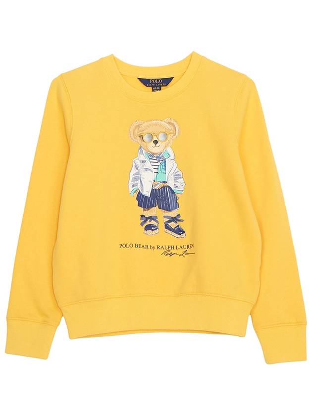 Kids brushed sweatshirt 313926017001 YELLOW - POLO RALPH LAUREN - BALAAN 1