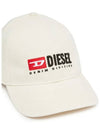 Corry Div Wash Logo Embroidery Base Ball Cap White - DIESEL - BALAAN 4