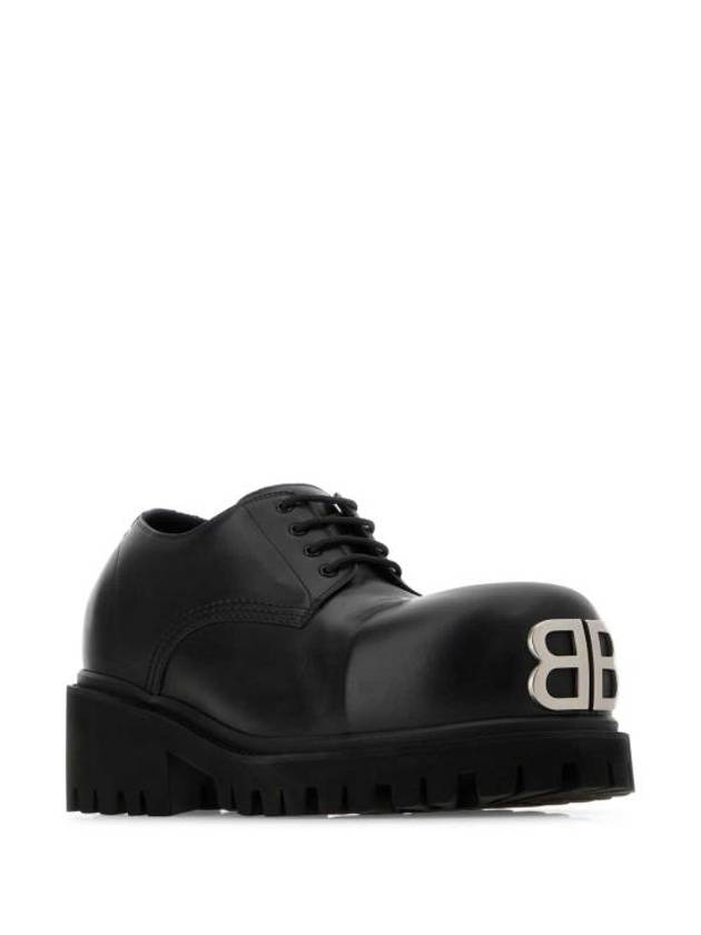 Leather Derby Black - BALENCIAGA - BALAAN 3