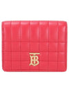 Lola Small Quilted Two Fold Half Wallet Red - BURBERRY - BALAAN 2