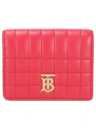 Lola Small Quilted Two Fold Half Wallet Red - BURBERRY - BALAAN 2